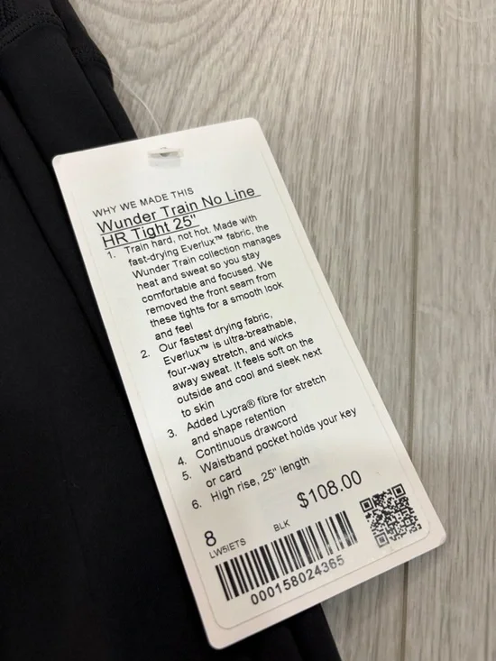 Lululemon wunder train no line - Picture 2 of 8